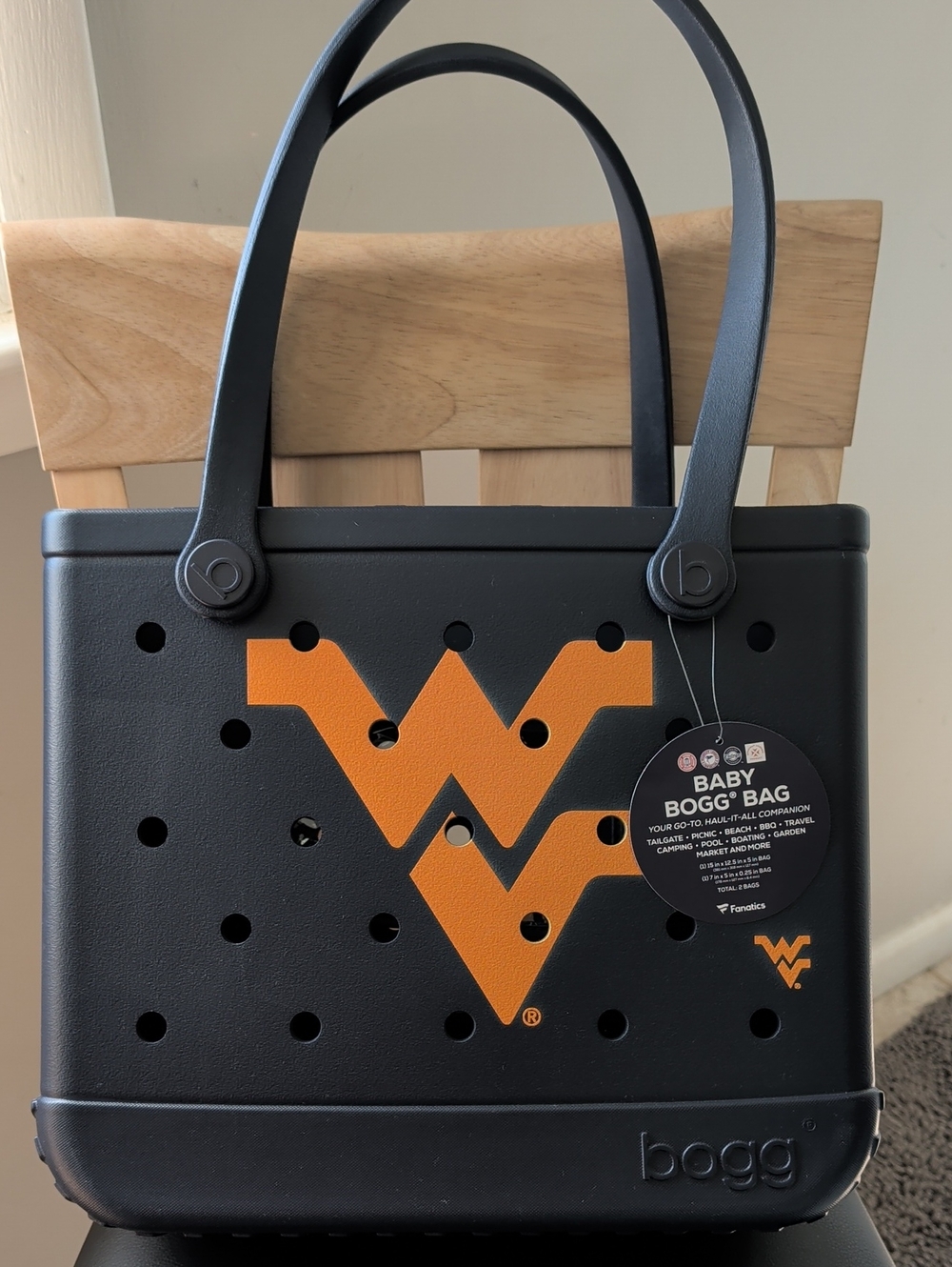 West Virginia Mountaineers Baby Bogg (Medium) NWT